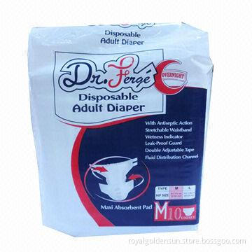Disposable adult diapers for night use